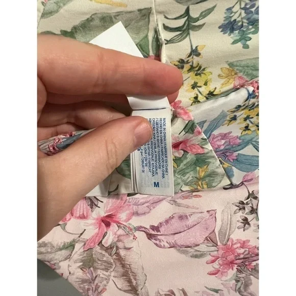 LoveShackFancy X Hurley Hawaiin Hibiscus Cheeky High Waist Bottom Size S&M NWT - Picture 12 of 15